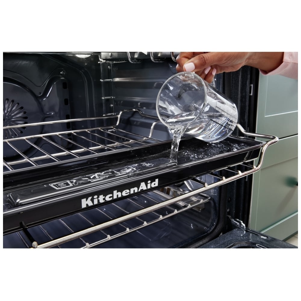 KitchenAid KSIS730PSS Induction Range, 6.4 cu. ft. Capacity, 30 inch Exterior Width, True Convection, 4 Burners, Storage Drawer, Air Fry, Self Clean, 3,700 Watts Highest Burner Element, Stainless Steel colour True European Convection, Steam Rack