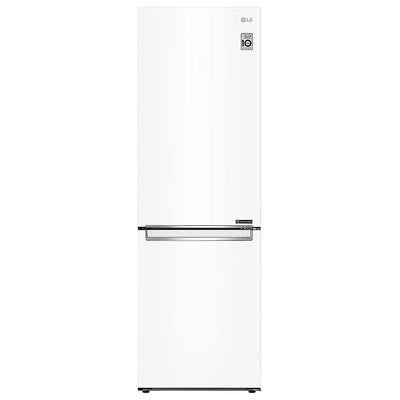 LG LBNC12231W Bottom Freezer Counter Depth Refrigerator, 24 inch Width, Counter Depth, ENERGY STAR Certified, 11.9 cu. ft. Capacity, White colour, DoorCooling+, Multi-Air Flow™, SmartDiagnosis™