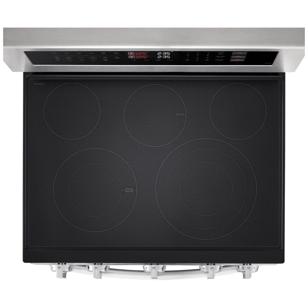 LG LDEL7324SE Electric Range, 7.3 cu. ft. Capacity, 30 inch Exterior Width, True Convection, 5 Burners