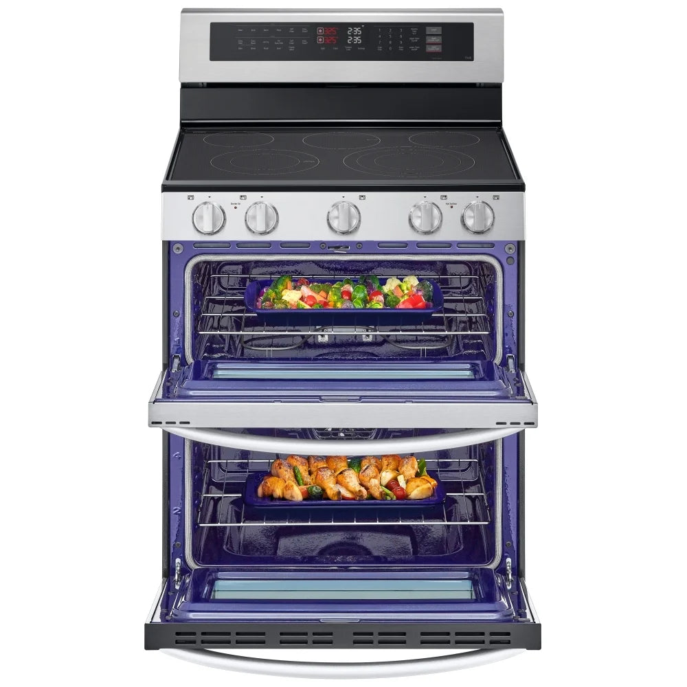 LG LDEL7324SE Electric Range, 7.3 cu. ft. Capacity, 30 inch Exterior Width, True Convection, 5 Burners