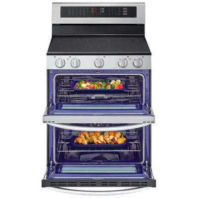 LG LDEL7324SE Electric Range, 7.3 cu. ft. Capacity, 30 inch Exterior Width, True Convection, 5 Burners