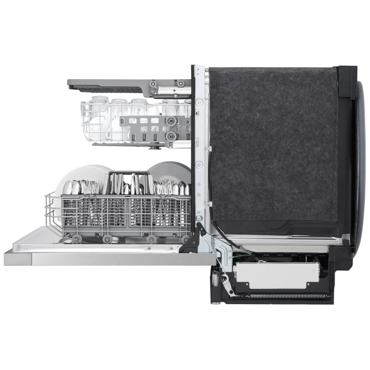 LG LDFC3532S Dishwasher, 24 inch Exterior Width, 50 dB Decibel Level, Stainless Steel (Interior), 5 Wash Cycles, 15 Capacity (Place Settings), Stainless Steel colour