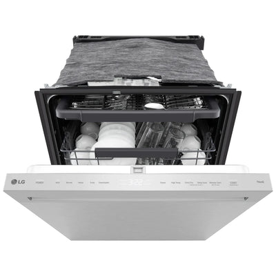 LG LDNPQ44S Dishwasher, 24 inch Exterior Width, 46 dB Decibel Level, Fully Integrated, Stainless Interior, 5 Wash Cycles, 16 Capacity