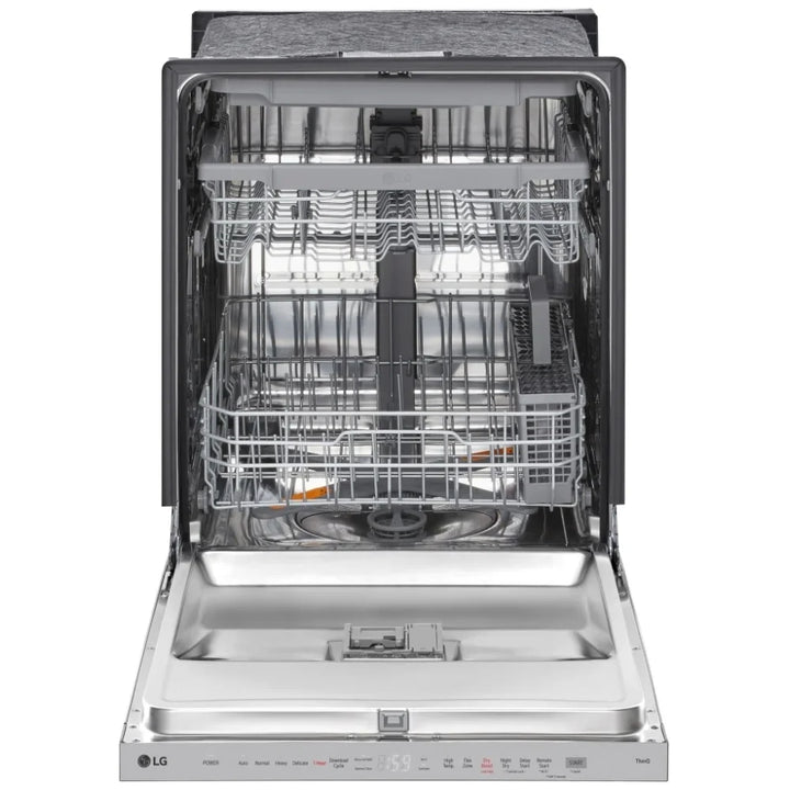 LG LDPH5554S Dishwasher, 24 inch Exterior Width, 46 dB Decibel Level, 9 Wash Cycles, 15 Capacity (Place Settings), Wifi Enabled, Stainless Steel colour