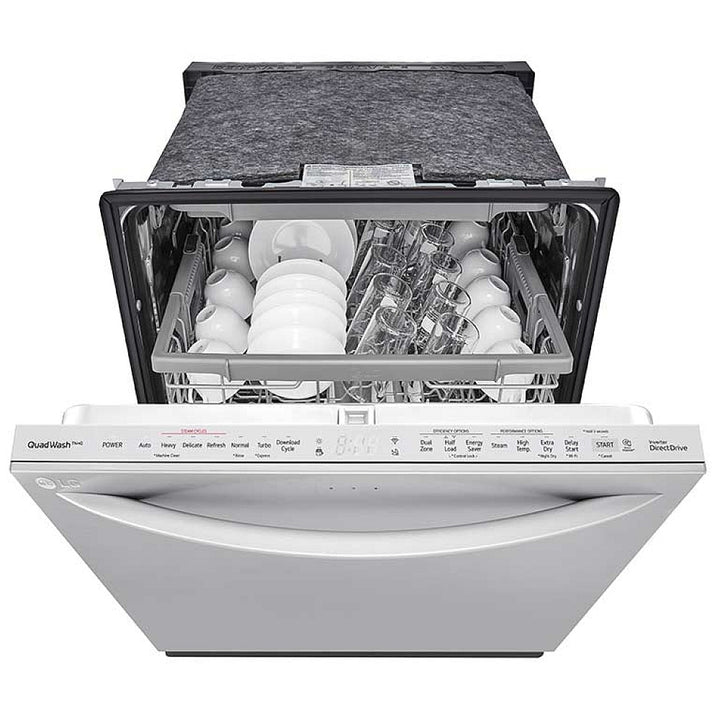 LG LDTS5552S Dishwasher, 24 inch Exterior Width, 46 dB Decibel Level, Fully Integrated, Stainless Interior