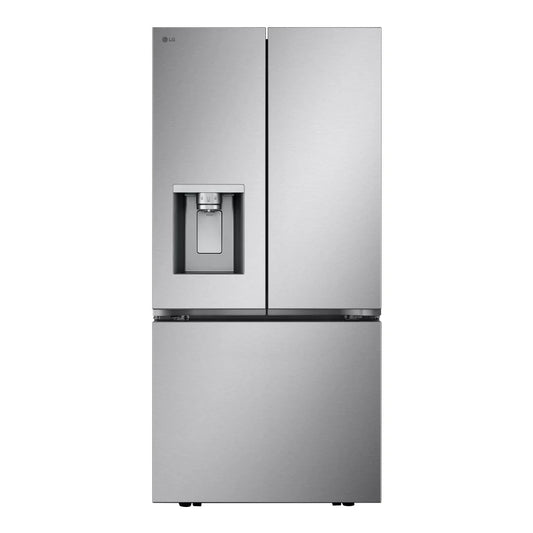 LG LF20C6330S Counter Depth French Door Refrigerator, 33 inch Width, ENERGY STAR Certified, 20.2 cu. ft. Capacity, Counter Depth, Water Dispenser (Exterior), Ice Dispenser, Stainless Steel color, Counter-Depth MAX™ ,  Smart Diagnosis™, ThinQ®