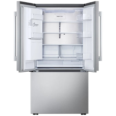 LG LF24Z6530S Bottom Freezer Counter Depth French Door Refrigerator, 36 inch, 23.7 cu. ft. , Water Dispenser (Exterior), Ice Dispenser (Thru Door), ENERGY STAR Certified, Stainless Steel colour, Counter-Depth MAX™ , Craft Ice™, Zero Clearance™