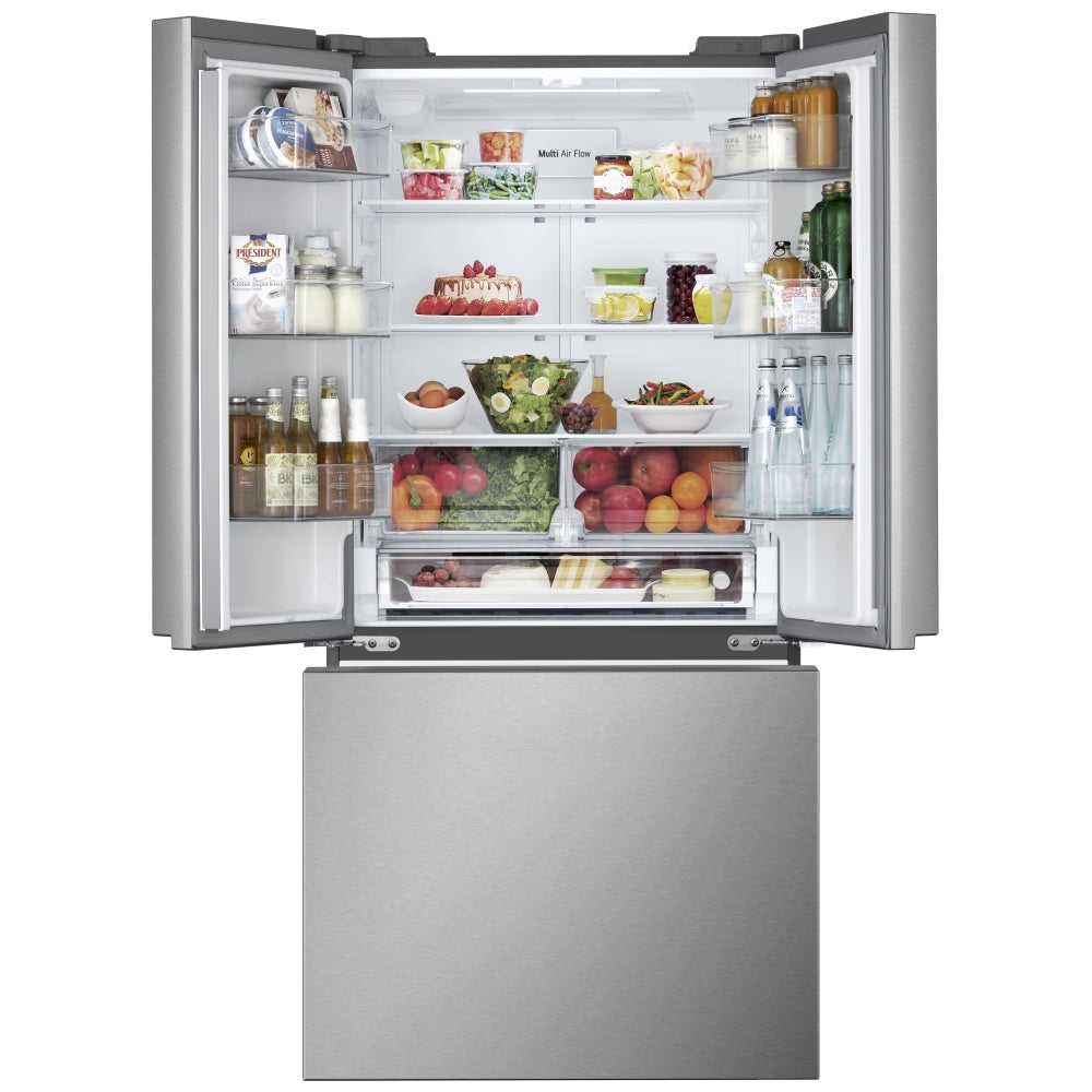 LG LF25S6200S Bottom Freezer French Door Refrigerator, 33 inch Width, 25.1 cu. ft. Capacity, Ice Dispenser (Freezer Located), ENERGY STAR Certified, Stainless Steel colour, SmartDiagnosis™, ThinQ® Technology