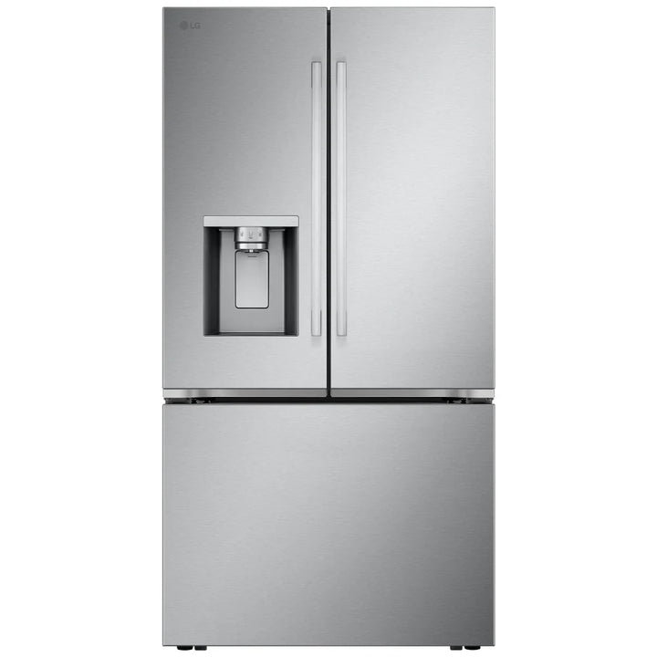LG LF31WSH63S French Door Refrigerator, 36 inch Width, 31 cu. ft. Capacity, Water Dispenser (Exterior), Ice Dispenser (Thru Door), ENERGY STAR Certified, Stainless Steel colour, DoorCooling+, IcePlus™, Slim SpacePlus ® Ice System, SmartDiagnosis