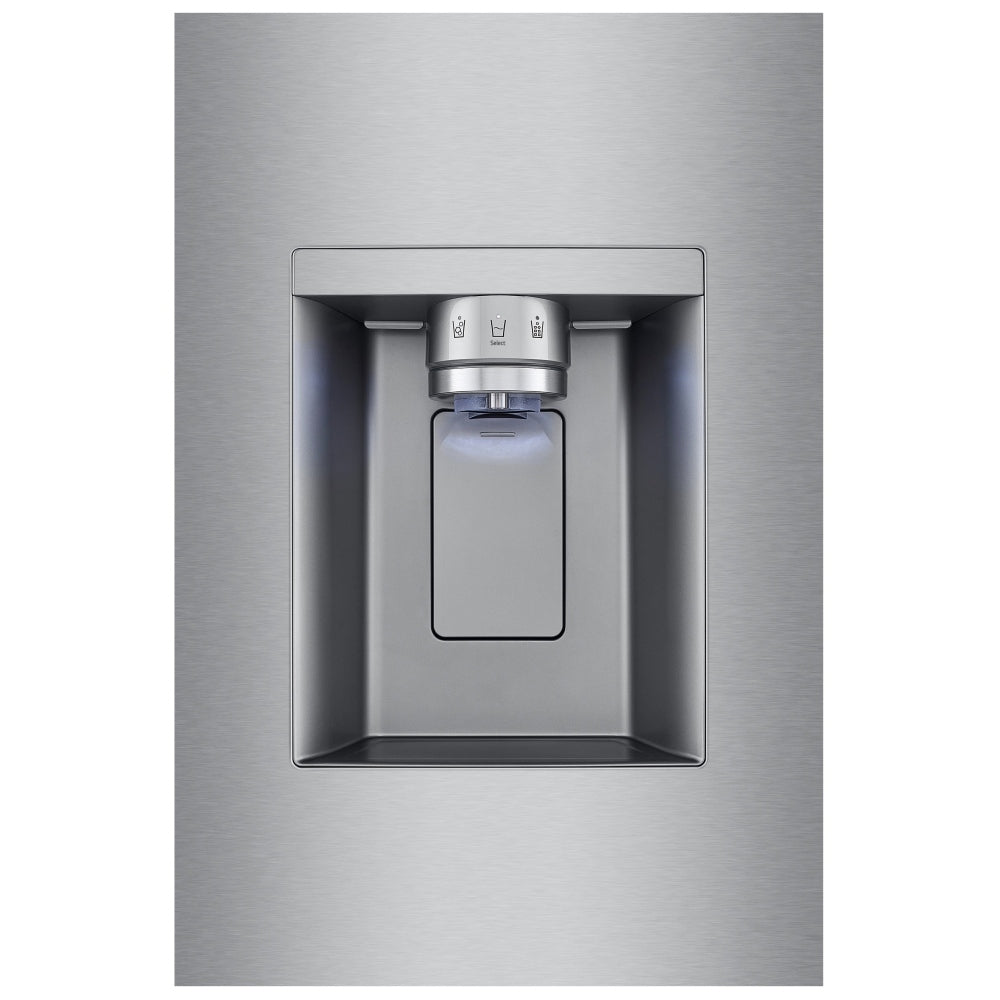 LG LF31WSH63S French Door Refrigerator, 36 inch Width, 31 cu. ft. Capacity, Water Dispenser (Exterior), Ice Dispenser (Thru Door), ENERGY STAR Certified, Stainless Steel colour, DoorCooling+, IcePlus™, Slim SpacePlus ® Ice System, SmartDiagnosis