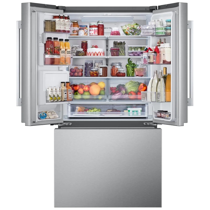 LG LF31WSH63S French Door Refrigerator, 36 inch Width, 31 cu. ft. Capacity, Water Dispenser (Exterior), Ice Dispenser (Thru Door), ENERGY STAR Certified, Stainless Steel colour, DoorCooling+, IcePlus™, Slim SpacePlus ® Ice System, SmartDiagnosis