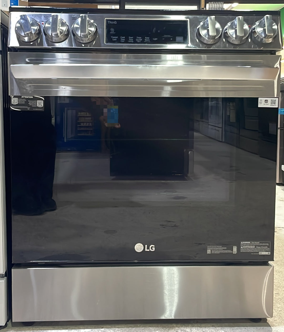 LG LSEL6333F electric range - actual unit in our warehouse