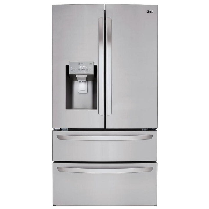 LG LMXS28626S French Door Refrigerator, 36 inch Width, ENERGY STAR Certified, 28.0 cu. ft. Capacity, Stainless Steel color