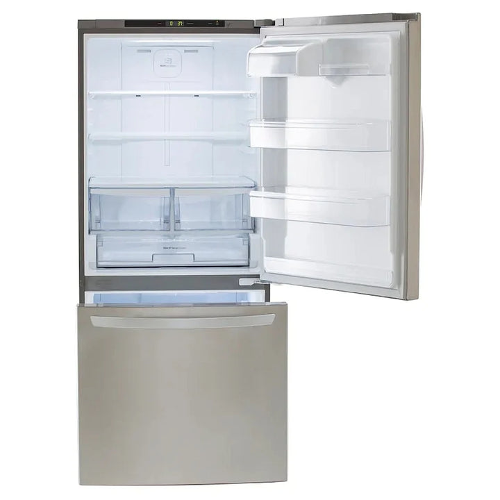 LG LRDNS2200S Bottom Mount Refrigerator, 30" Width, ENERGY STAR Certified, 22 cu.ft cu. ft., Stainless Steel colour with reversible door, Door Cooling+