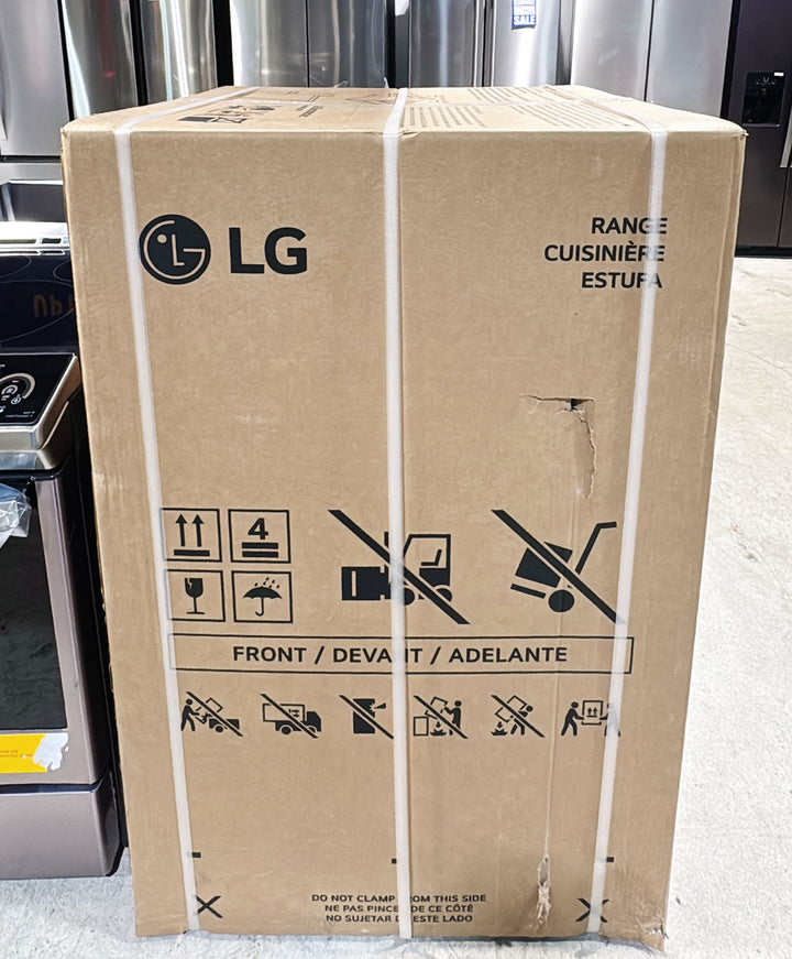 LG LREL6321S Range, 30" Exterior Width, Electric Range, Glass Burners (Electric), 5 Burners, 6.3 cu. ft. Capacity, Storage Drawer, 1 Ovens, Wifi Enabled, 3200W, Rear Controls, Stainless Steel colour