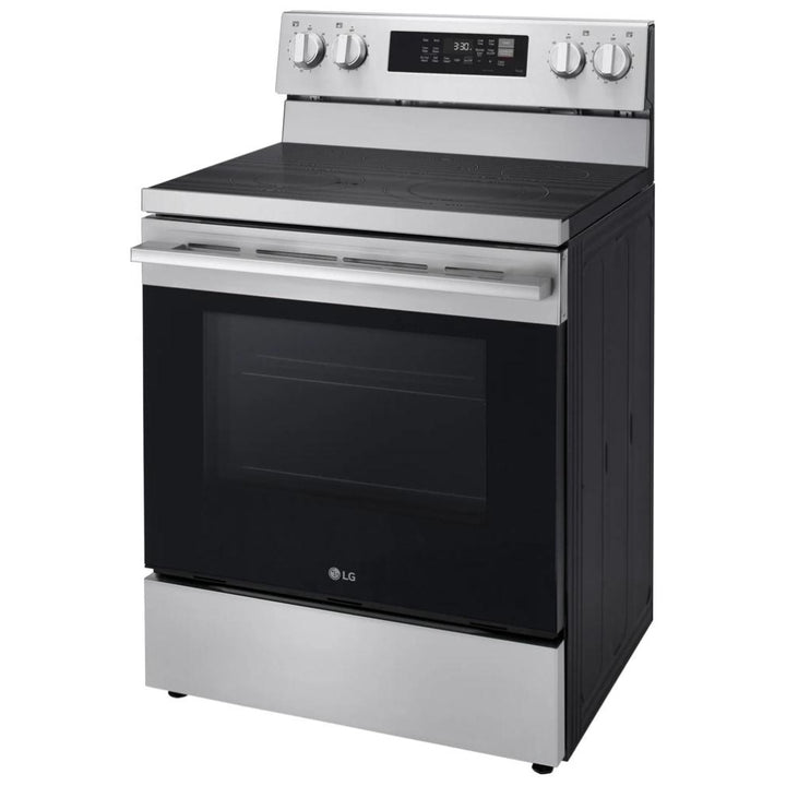 LG LREN6323YE Electric Range, 6.3 cu. ft. Capacity, 30 inch , Convection, 5 Burners, Storage Drawer, Air Fry, Self Clean, 3,200 Watts Highest Burner Element,  Easy Clean®, Pro bake Convection®