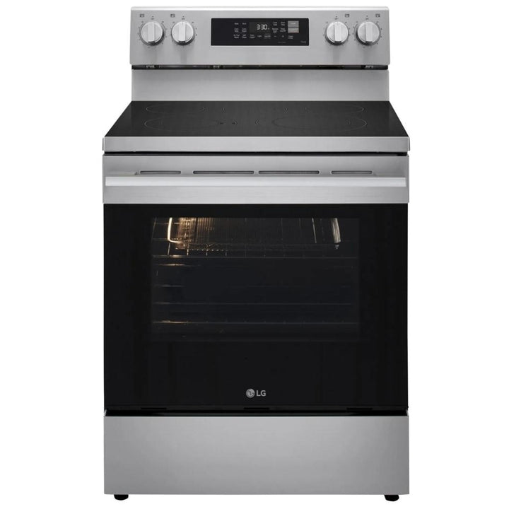 LG LREN6323YE Electric Range, 6.3 cu. ft. Capacity, 30 inch , Convection, 5 Burners, Storage Drawer, Air Fry, Self Clean, 3,200 Watts Highest Burner Element,  Easy Clean®, Pro bake Convection®