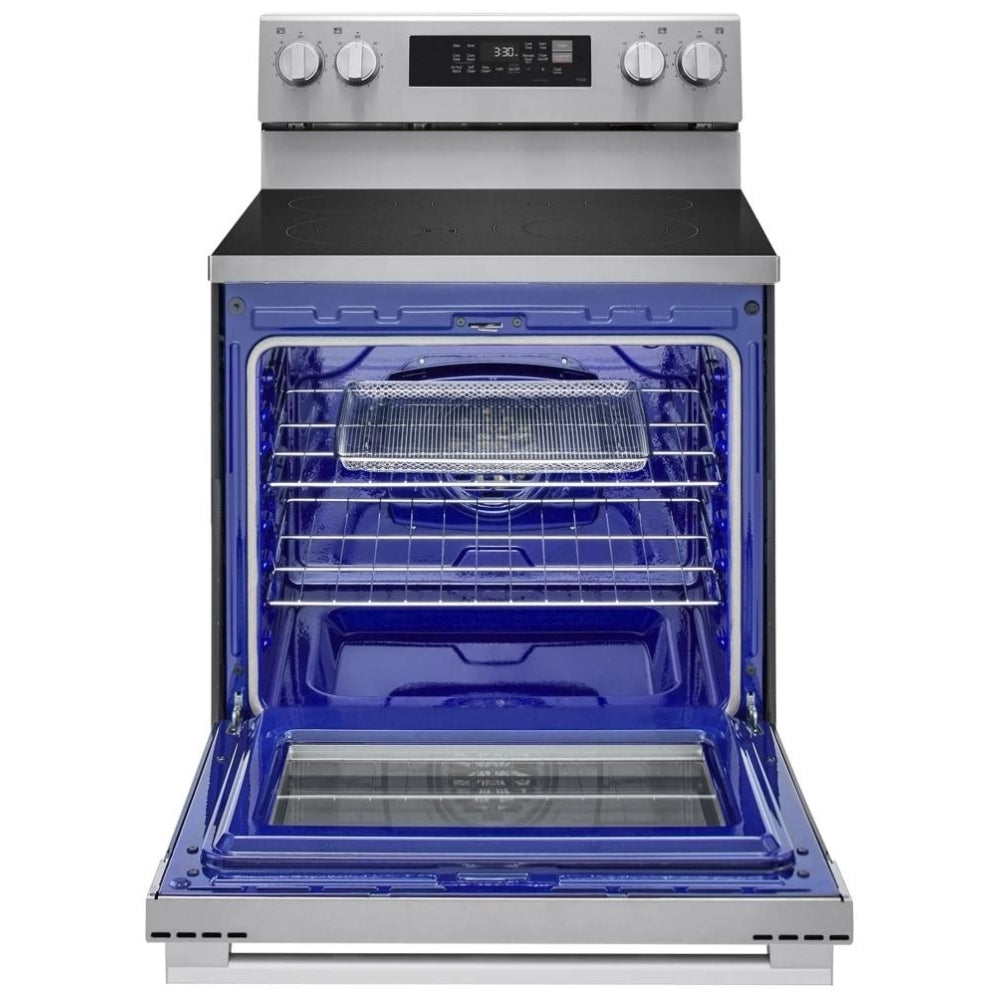 LG LREN6323YE Electric Range, 6.3 cu. ft. Capacity, 30 inch , Convection, 5 Burners, Storage Drawer, Air Fry, Self Clean, 3,200 Watts Highest Burner Element,  Easy Clean®, Pro bake Convection®
