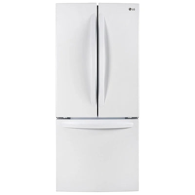 LG LRFNS2200W French Door Refrigerator, 30 inch Width, 21.8 cu. ft. Capacity, Optional Ice Maker (Special Order), ENERGY STAR