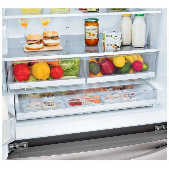 LG LRFS28XBS French Door Refrigerator, 36" Width, ENERGY STAR Certified, 27.7 cu. ft. Capacity, Stainless Steel colour Air Filter