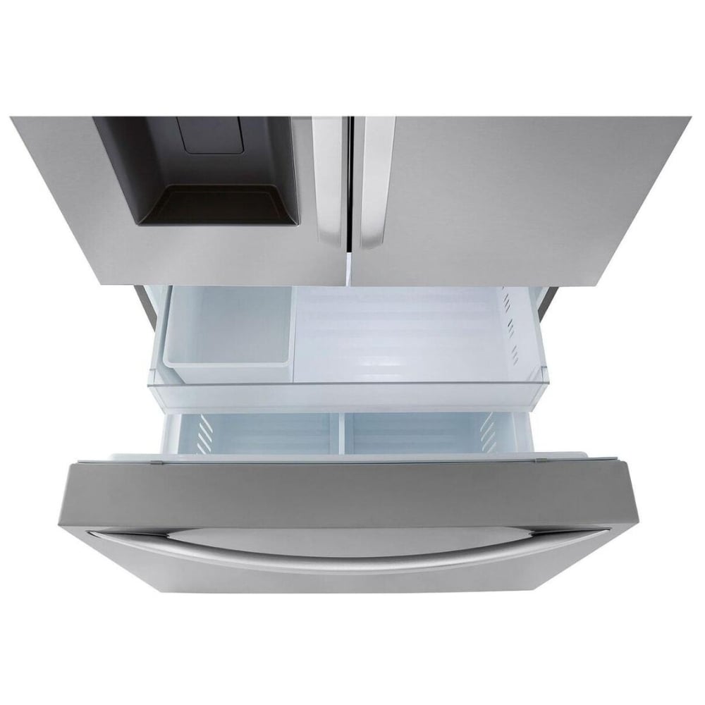 LG LRFXS3106S Bottom Freezer French Door Refrigerator, 36 inch Width, 31 cu. ft, Standard-Depth MAX™, Dual Ice Maker