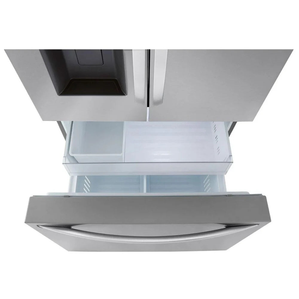 LG LRFXS3106S Bottom Freezer French Door Refrigerator, 36 inch Width, 31 cu. ft, Standard-Depth MAX™, Dual Ice Maker