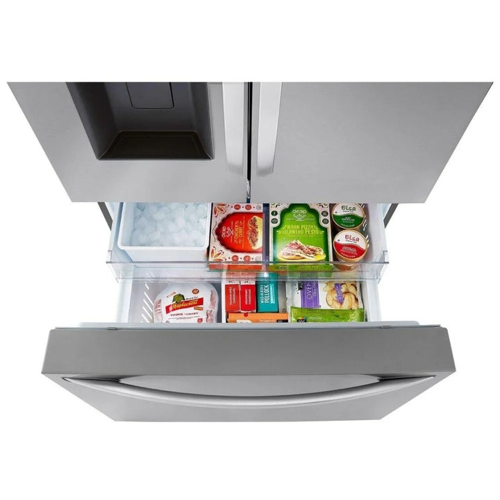 LG LRFXS3106S Bottom Freezer French Door Refrigerator, 36 inch Width, 31 cu. ft, Standard-Depth MAX™, Dual Ice Maker