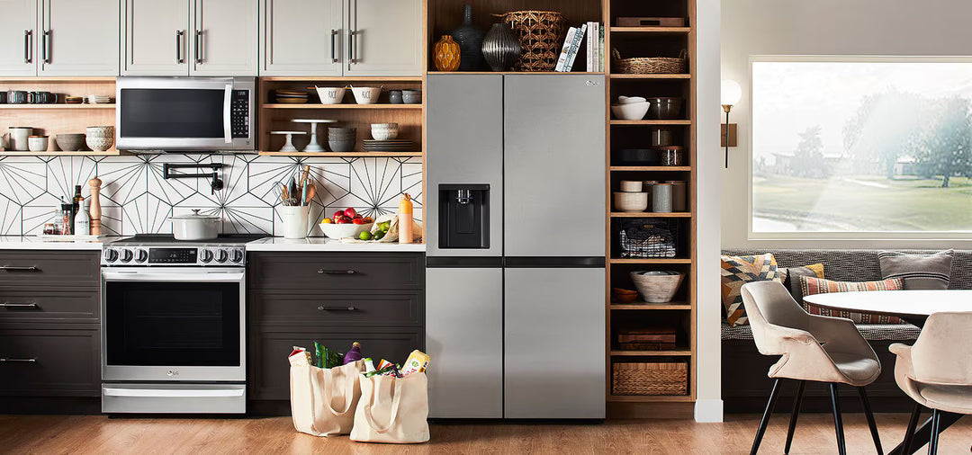 36" 27 cu.ft. Standard-Depth Side by Side Refrigerator | Ice & Water Dispenser | LRSXS2706S