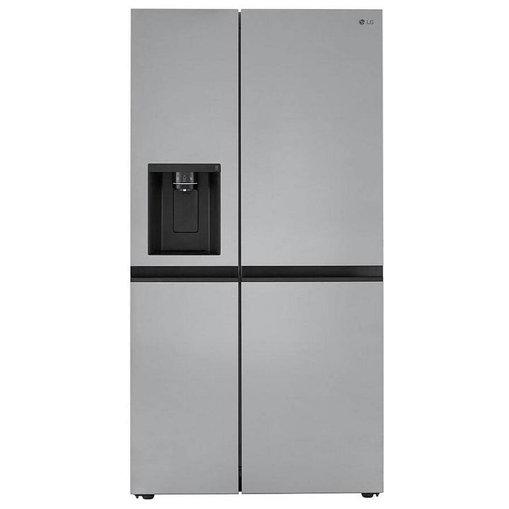 LG LRSXS2706V Side by Side Refrigerator, 36 inch Width, Ice Dispenser (Thru Door), Water Dispenser (Exterior), 27.1 cu. ft. Capacity, Platinum Silver colour