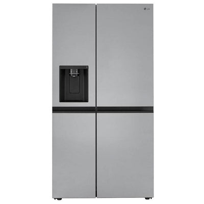 LG LRSXS2706V Side by Side Refrigerator, 36 inch Width, Ice Dispenser (Thru Door), Water Dispenser (Exterior), 27.1 cu. ft. Capacity, Platinum Silver colour