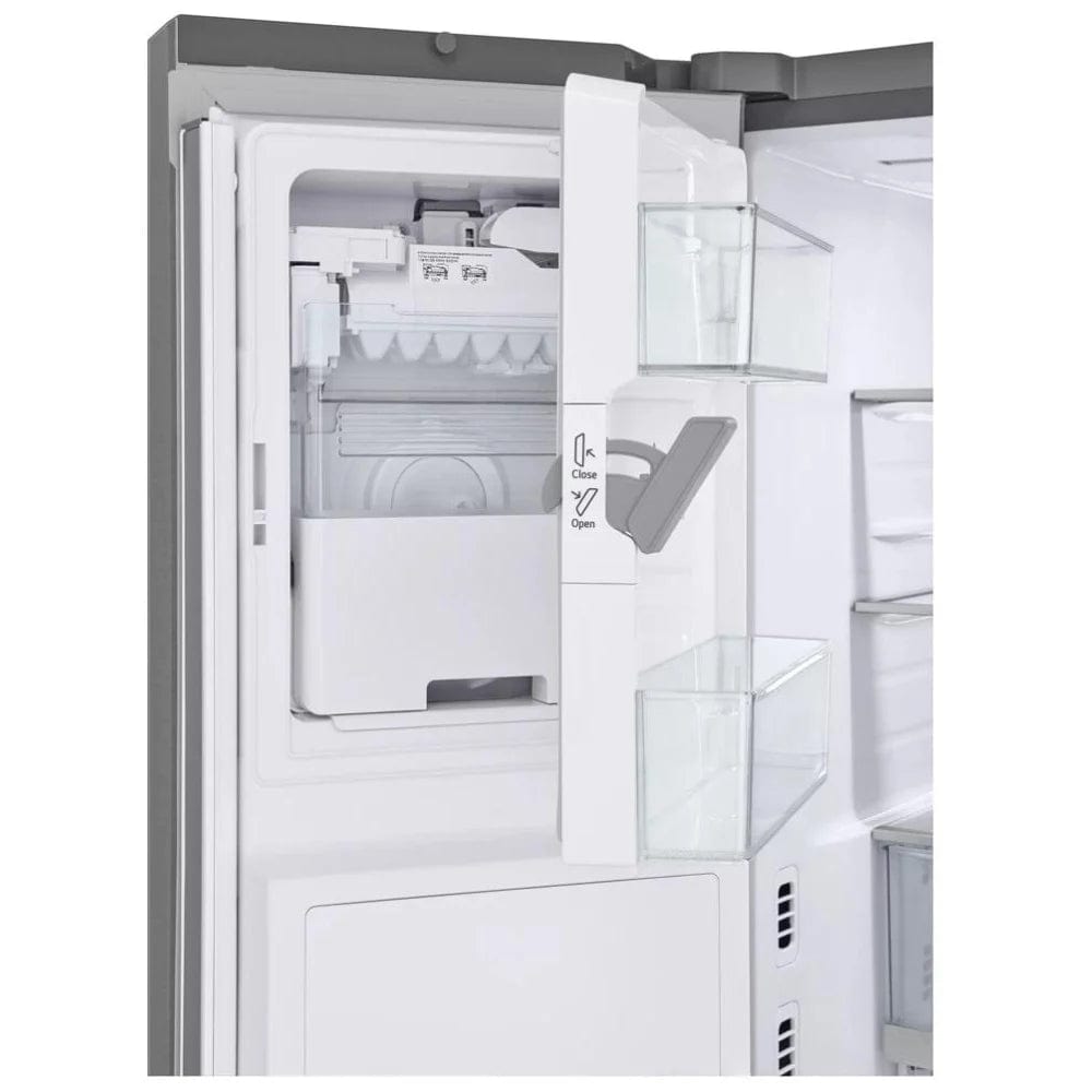 LG LRYKS3106S French Door Refrigerator, 36 inch Width, ENERGY STAR Certified, 31 cu. ft. Capacity, Stainless Steel colour Cool Guard, Door Cooling+, LG InstaView mirror, Door-in-Door, UVnano, Craft Ice, Dual Ice Maker- Mirror and See through with Tapping