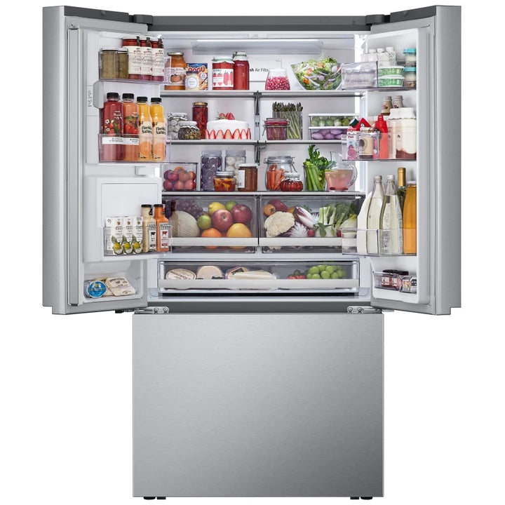 LG LRYXC2606S Counter Depth French Door Refrigerator, 36 inch Width, 26 cu. ft. Capacity, Counter Depth, Water Dispenser (Exterior), Ice Dispenser (Thru Door), ENERGY STAR Certified, Stainless Steel colour
