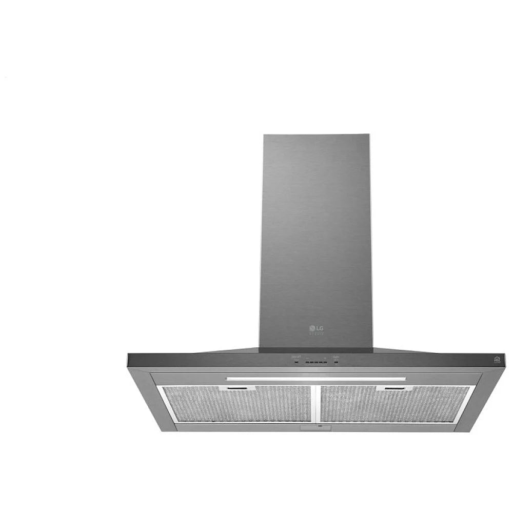 LG Studio LSHD3080ST Range Hood, 30 inch Exterior Width, 600 CFM, LED, Aluminum Mesh Filter