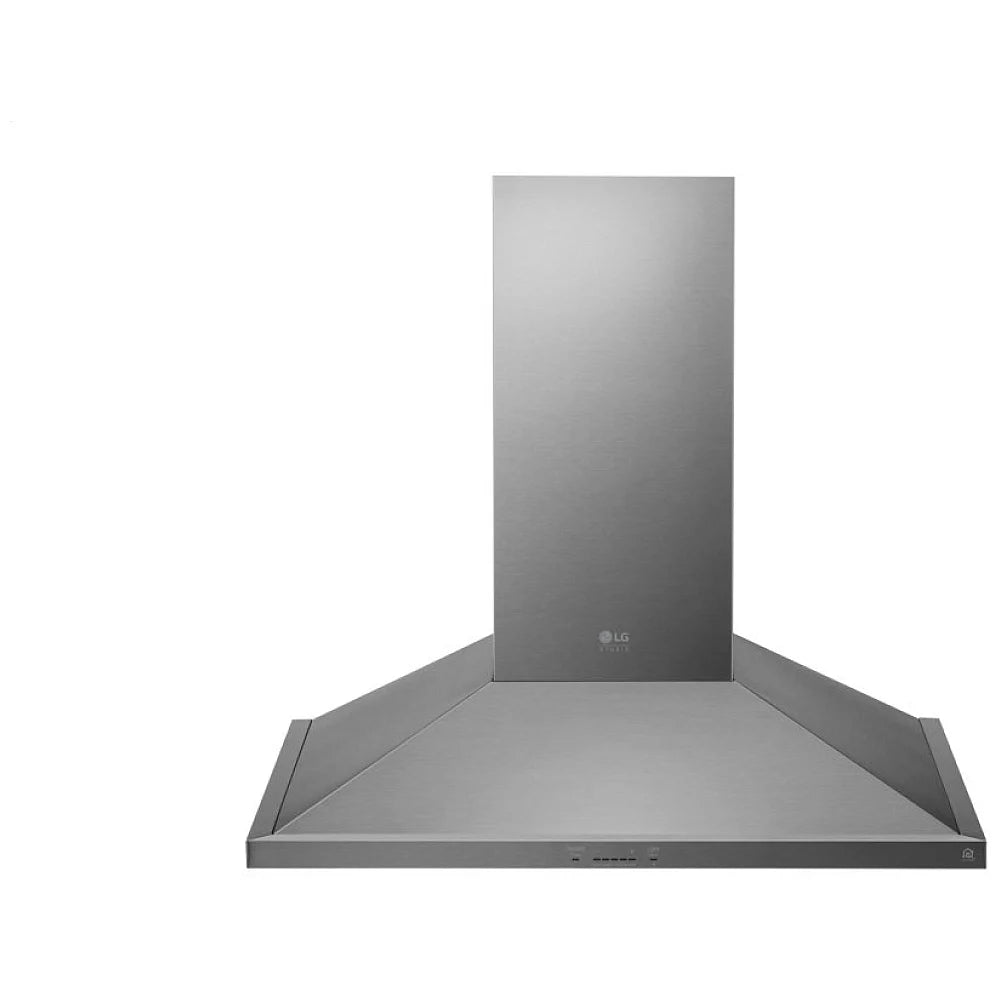 LG Studio LSHD3080ST Range Hood, 30 inch Exterior Width, 600 CFM, LED, Aluminum Mesh Filter