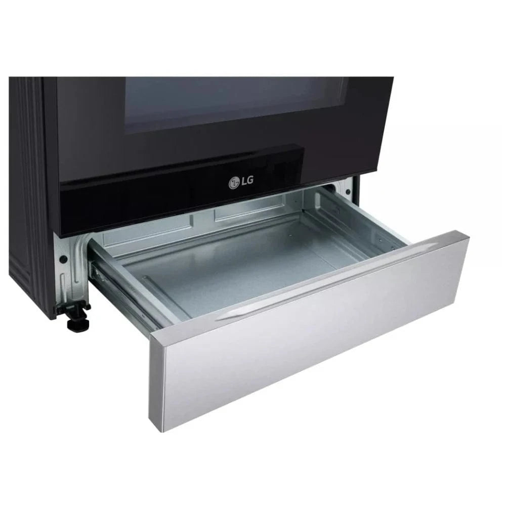 LG LSIL6332FE Induction Range, 6.3 cu. ft. Capacity, 30 inch Exterior Width, Convection, 4 Burners, Storage Drawer, Air Fry, Self Clean, Stainless Steel color, Easy Clean, Print Proof