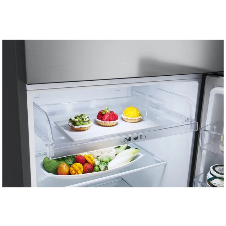 LG Electronics 28-inch W 13 cu.ft. Compact Top Freezer Refrigerator in Platinum Silver, Counter Depth - ENERGY STAR® (LT13C2000V)