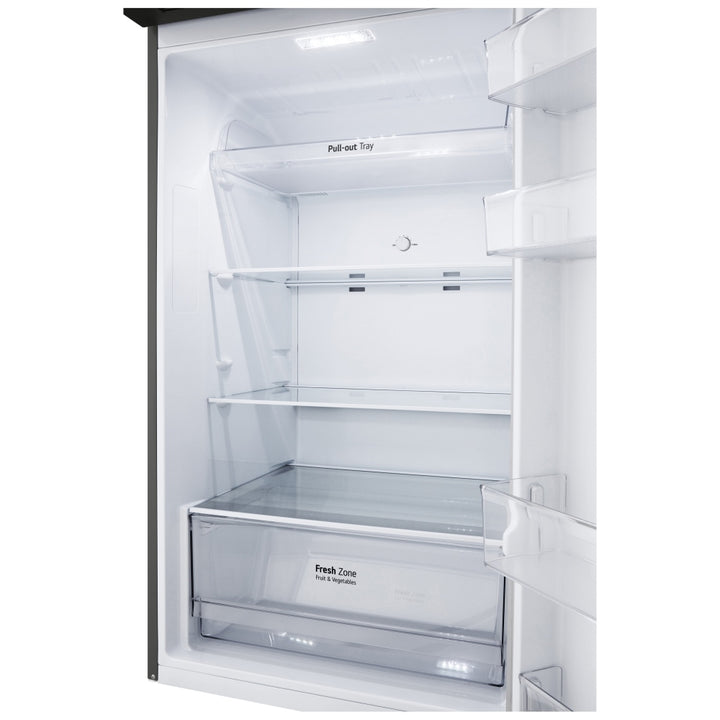 LG Electronics 28-inch W 13 cu.ft. Compact Top Freezer Refrigerator in Platinum Silver, Counter Depth - ENERGY STAR® (LT13C2000V)
