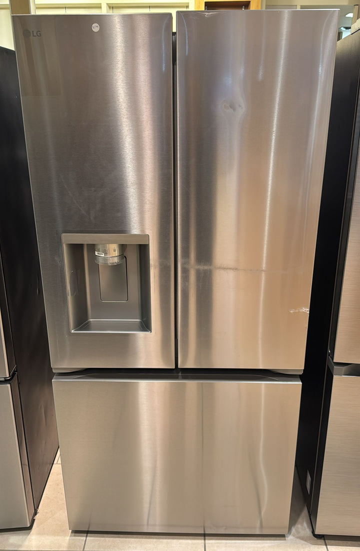 LG LF25S6330S French Door Refrigerator, 33 inch Width, ENERGY STAR Certified, 25 cu. ft. Capacity, Stainless Steel color. Open box