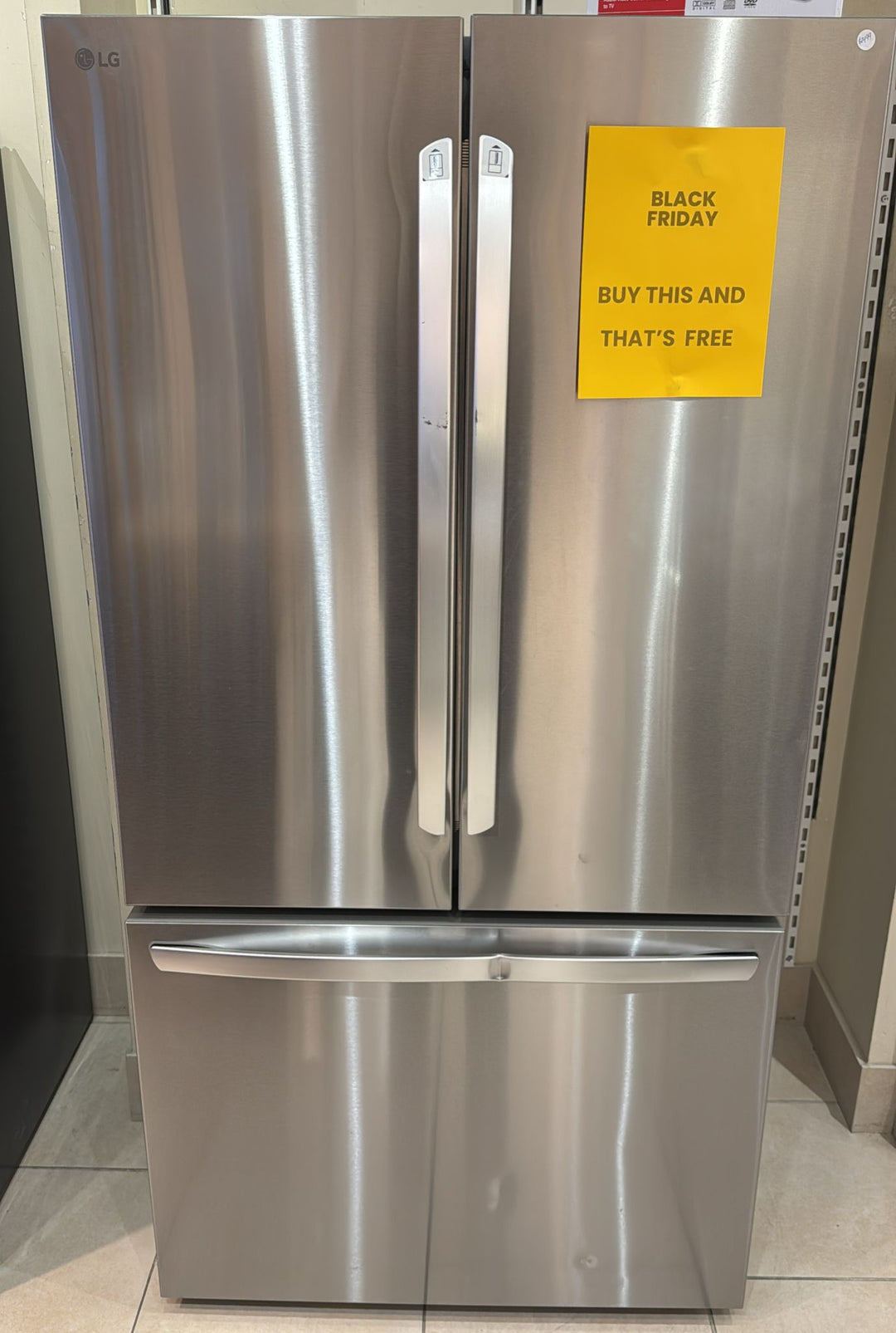 LG 36 in. Stainless Steel Counter-Depth French Door Refrigerator - LF27D6200S