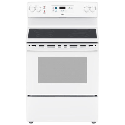 Moffat MCBS585DNWW Electric Range, 5 cu. ft. Capacity, 30 inch Exterior Width, 4 Burners, Storage Drawer, Manual Clean, 2,000 W Highest Element, White colour