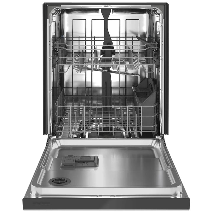 Maytag MDB4949SKZ Dishwasher, 24 inch Exterior Width, 50 dB Decibel Level, Full Console, Stainless Interior, 5 Wash Cycles, 14 Capacity (Place Settings), Hard Food Disposal, 2 Loading Racks, Stainless Steel colour