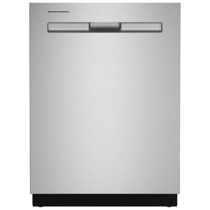 Maytag MDB8959SKZ Dishwasher, 24 inch Exterior Width, 47 dB Decibel Level, Fully Integrated, Stainless Interior, 5 Wash Cycles, 15 Capacity (Place Settings), Hard Food Disposal, 3 Loading Racks, Stainless Steel colour Hard Food Disposal