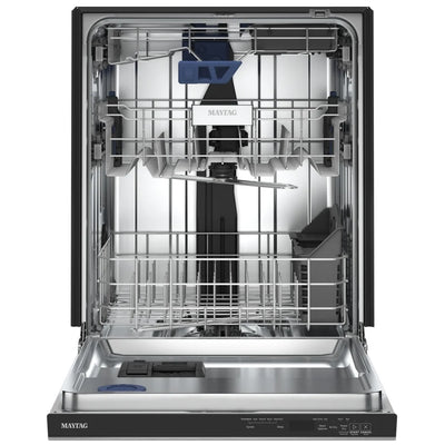Maytag MDPS7024SZ Dishwasher, 24 inch Exterior Width, 47 dB Decibel Level, Fully Integrated, Stainless Interior, 5 Wash Cycles, 15 Capacity (Place Settings), 3 Loading Racks, FingerPrint Resistant Stainless Steel colour