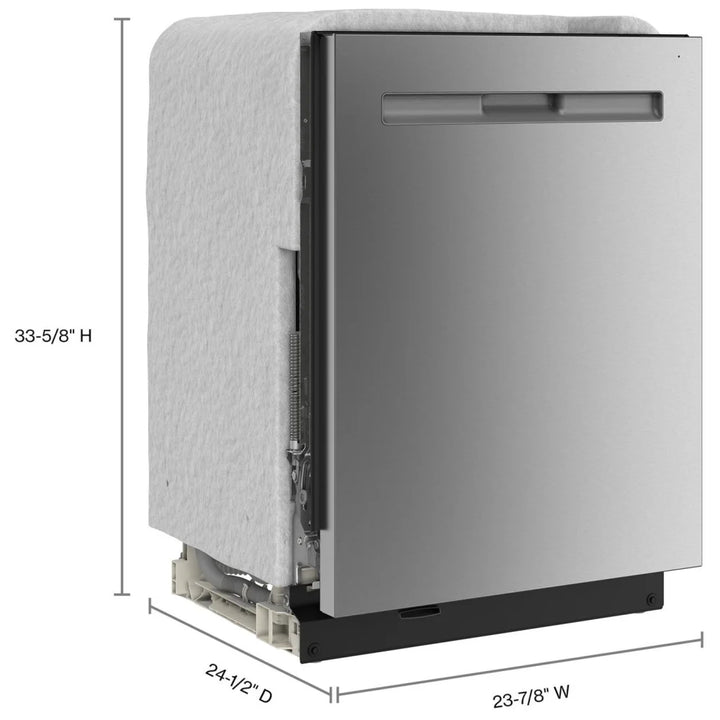 Maytag MDPS7024SZ Dishwasher, 24 inch Exterior Width, 47 dB Decibel Level, Fully Integrated, Stainless Interior, 5 Wash Cycles, 15 Capacity (Place Settings), 3 Loading Racks, FingerPrint Resistant Stainless Steel colour