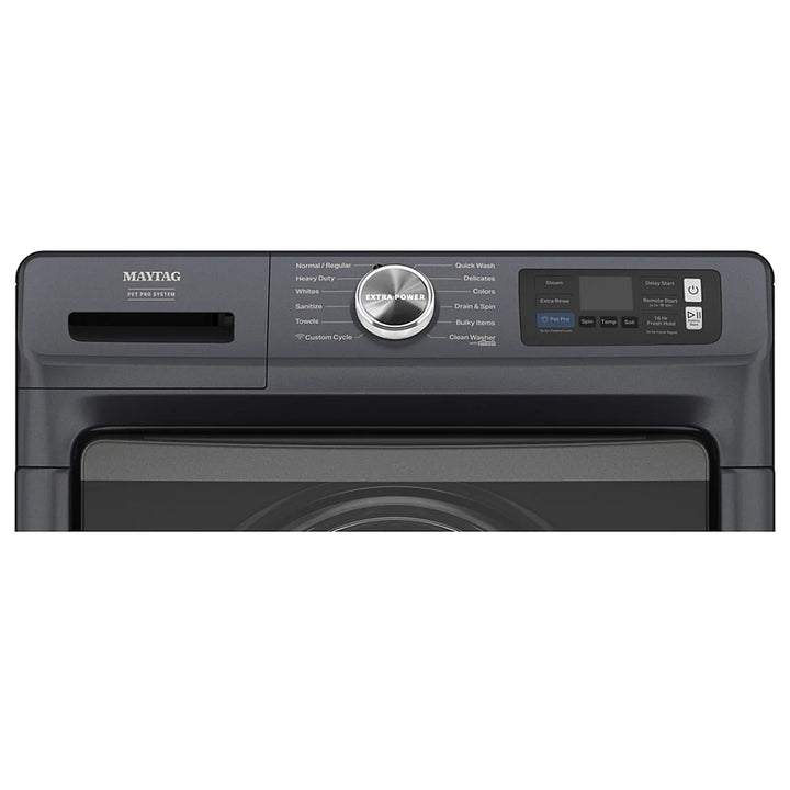 Maytag MFW7020RF Front Load Washer, 27 inch Width, 5.8 cu. ft. Washer Capacity, 1,160 RPM Washer Spin Speed, 12 Wash Cycles, 5 Temperature Settings, Water Heater, Steam Clean, ENERGY STAR Certified, Wifi Enabled, Other colour