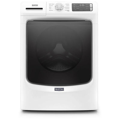 Maytag MHW5630HW Front Load Washer, 27 inch Width, 5.2 cu. ft. Washer Capacity, 1,160 RPM Washer Spin Speed, 10 Wash Cycles, Water Heater, Steam Clean, ENERGY STAR Certified, White colour