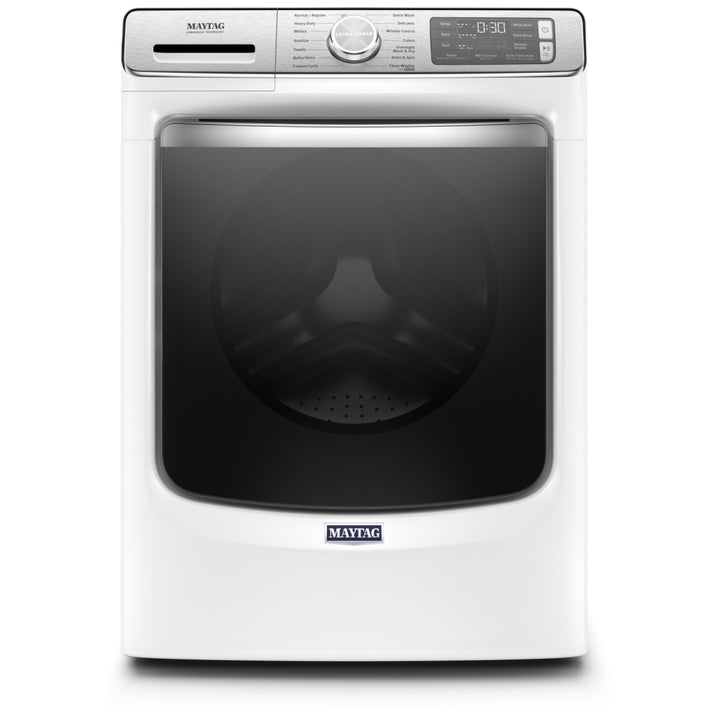 Maytag MHW8630HW Front Load Washer, 27 inch Width, 5.8 cu. ft. Washer Capacity, 1,200 RPM Washer Spin Speed, 14 Wash Cycles, 5 Temperature Settings, Water Heater, Steam Clean, ENERGY STAR Certified, Wifi Enabled, White colour
