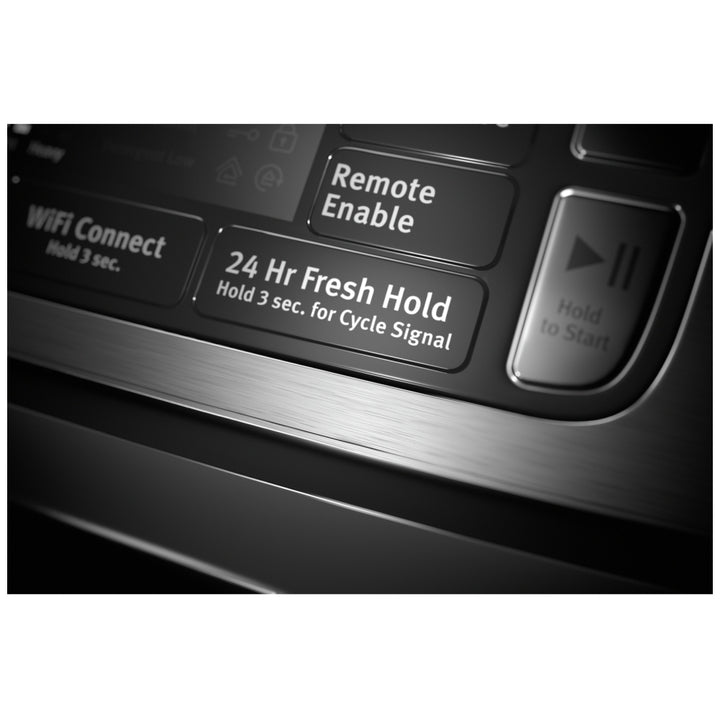 Maytag MHW8630HW Front Load Washer, 27 inch Width, 5.8 cu. ft. Washer Capacity, 1,200 RPM Washer Spin Speed, 14 Wash Cycles, 5 Temperature Settings, Water Heater, Steam Clean, ENERGY STAR Certified, Wifi Enabled, White colour