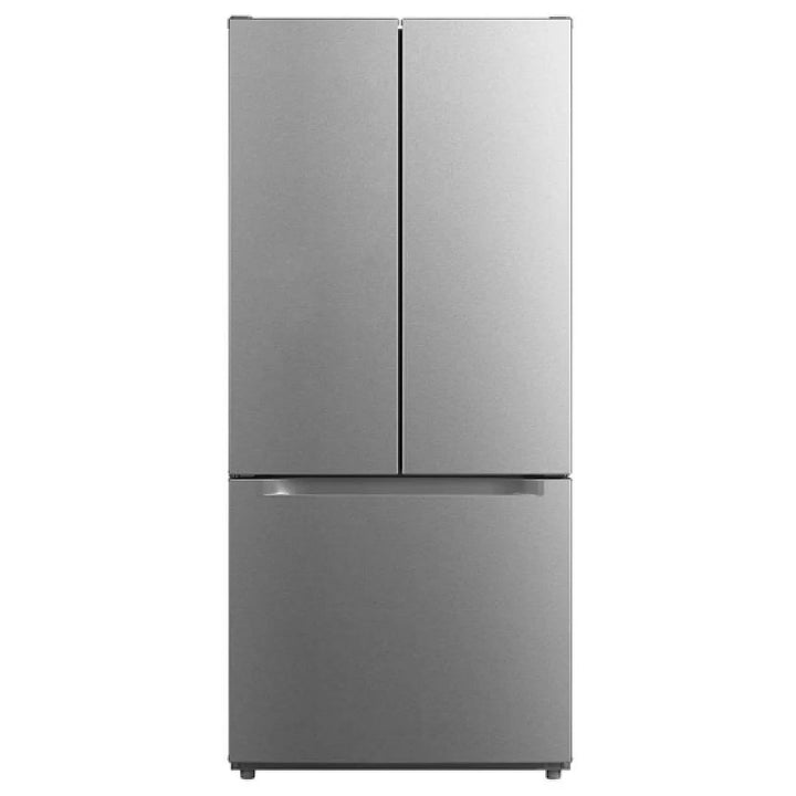 Moffat MNE18DYTNFS French Door Refrigerator, 30 inch Width, 18.4 cu. ft. Capacity, Optional Ice Maker (Special Order), ENERGY STAR Certified, Stainless Look (VCM) colour Category: French Door Refrigerators