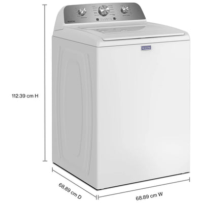 Maytag MTW4205SW Top Load Washer, 27 inch Width, 4.8 cu. ft. Washer Capacity, 700 RPM Washer Spin Speed, 10 Wash Cycles